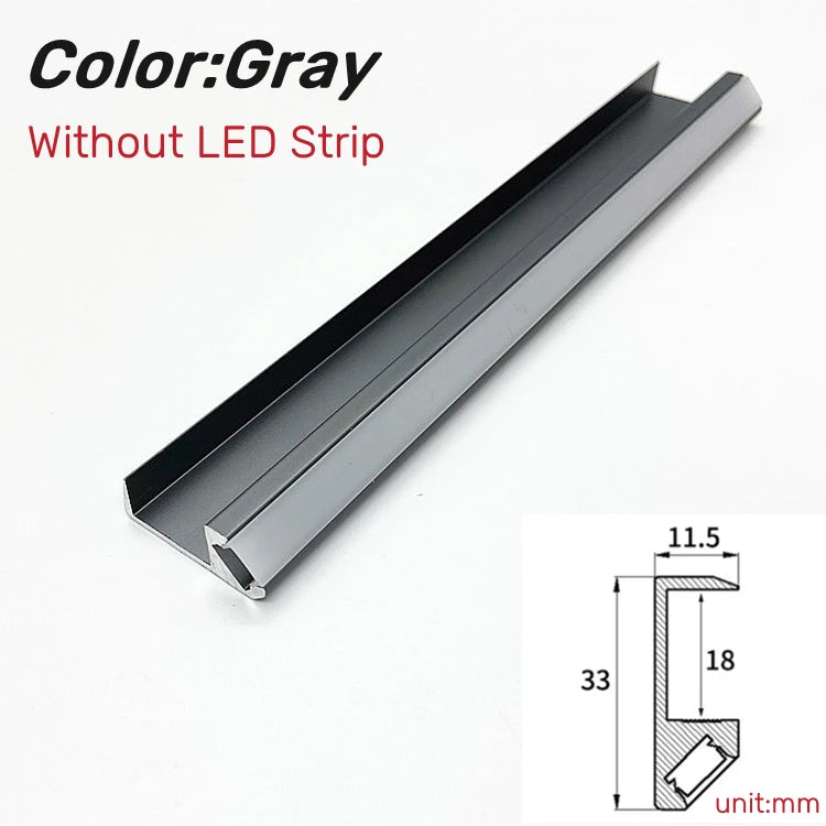 5/1m/Pcs Led Cabinet Shelf Light 45 Lighting Recessed