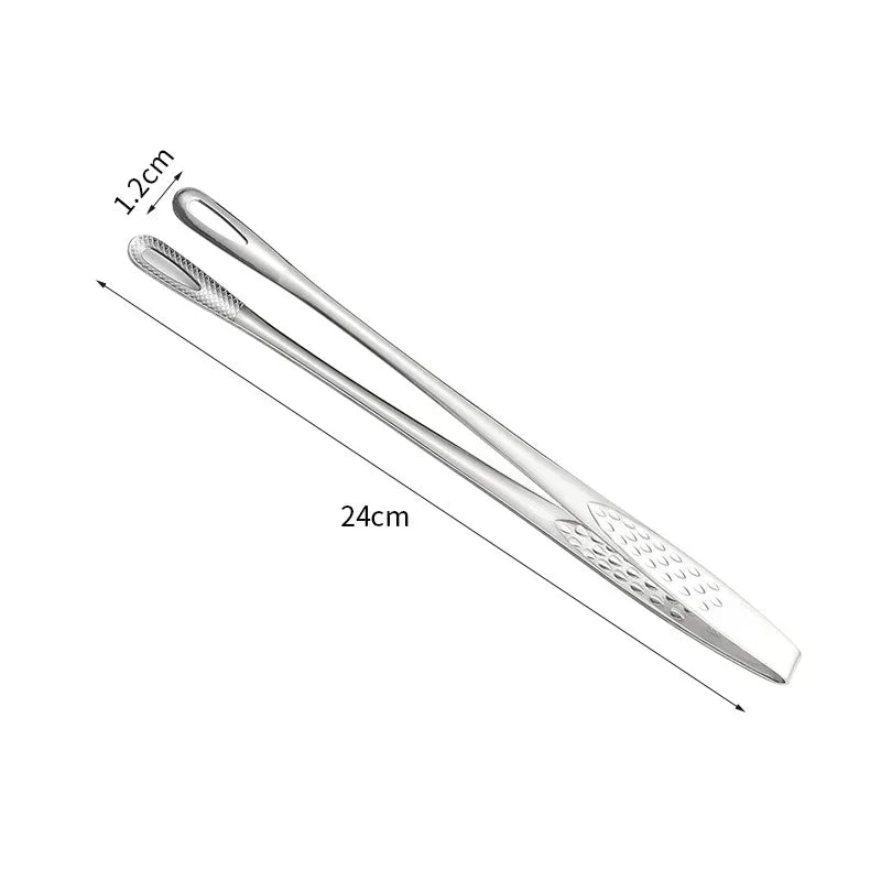 Tongs Stainless Steel Barbecue Tongs Clip Bbq Grill