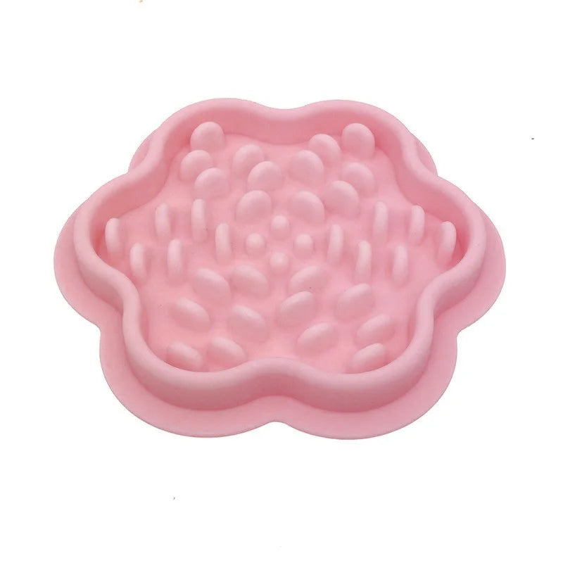 Pc Slow Feeder Bowl Pets - Non-Slip Silicone