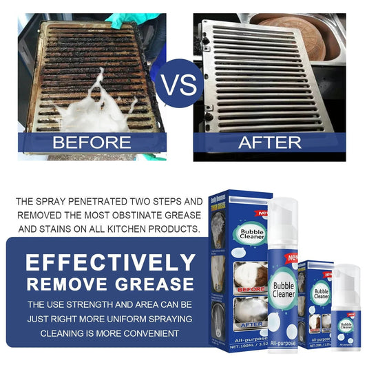 100ml/30ml Bubble Grease Cleaner Foam Cleaner Rust Remove