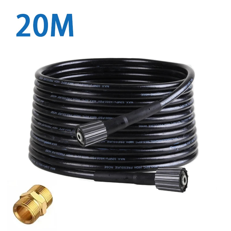 8-20m High Pressure Washer Hose Pipe Water Cleaning