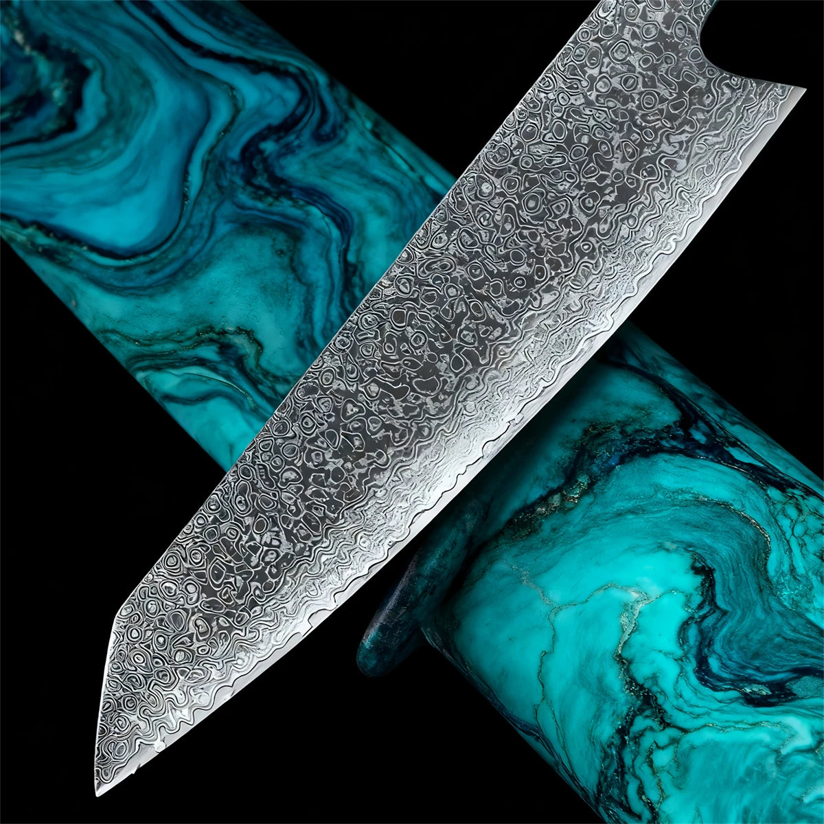 67 Layer Damascus Steel Kiritsuke Knife Meat Chef