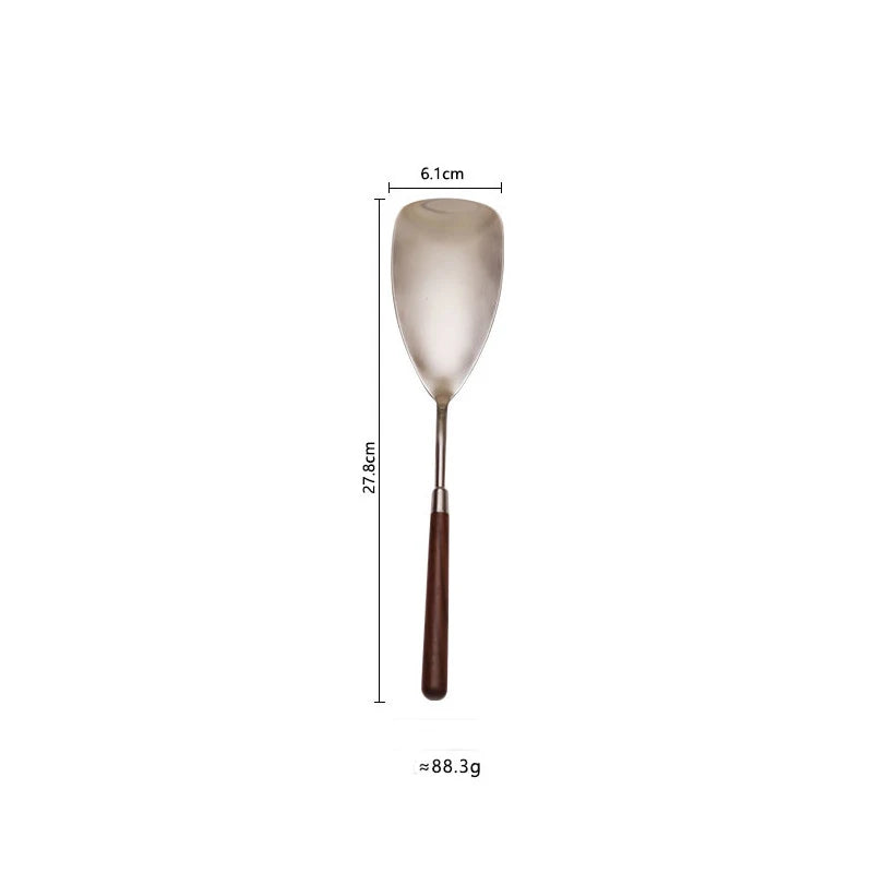 Jaswehome 5pcs Stainless Steel Cooking Spoon Frying Spatula