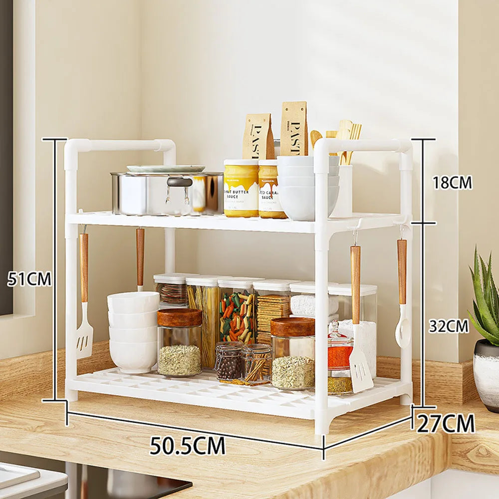 Storage Shelves Organizer Sturdy Shelving Space-Saving Shelves