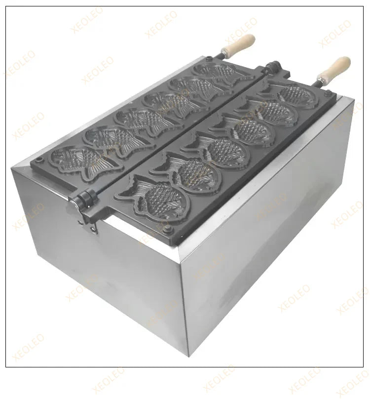 Xeoleo Taiyaki Maker Fish Waffle Machine Fish Cake