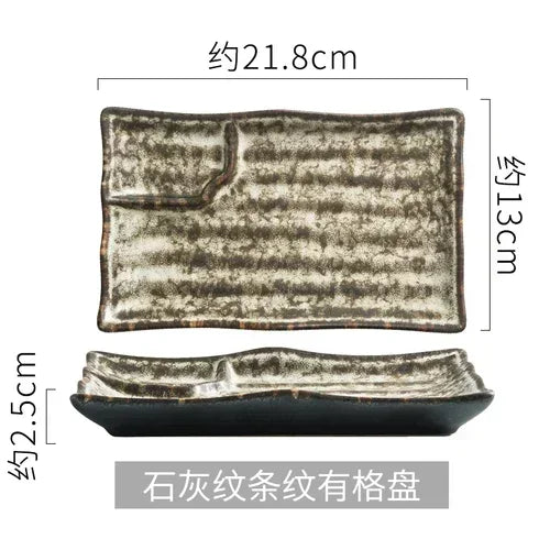 Ceramic Japanese Dumpling Dish Dipping Sauce Dish Creative
