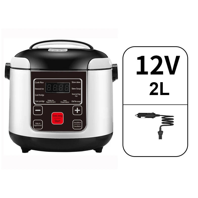 Car Rice Cooker 2l Electric Truck Multi-Cooker Soup