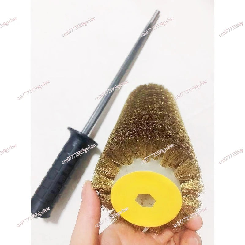 Ski Waxing Brush Roller Polishing Brush Nylon Horse