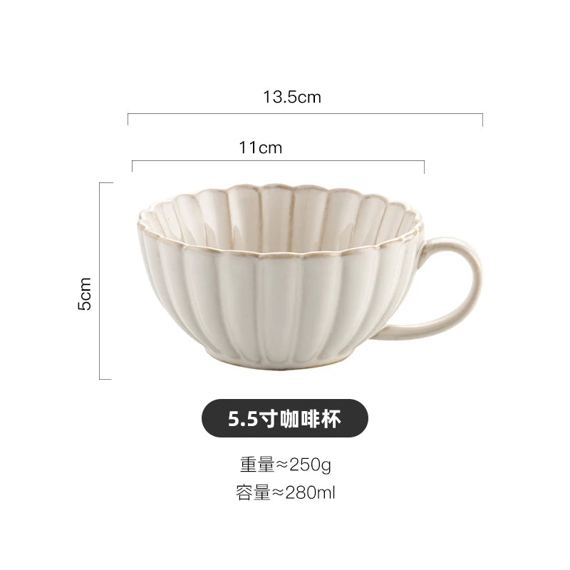 Nordic White Bowls Dinner Plates Ceramic White Glaze