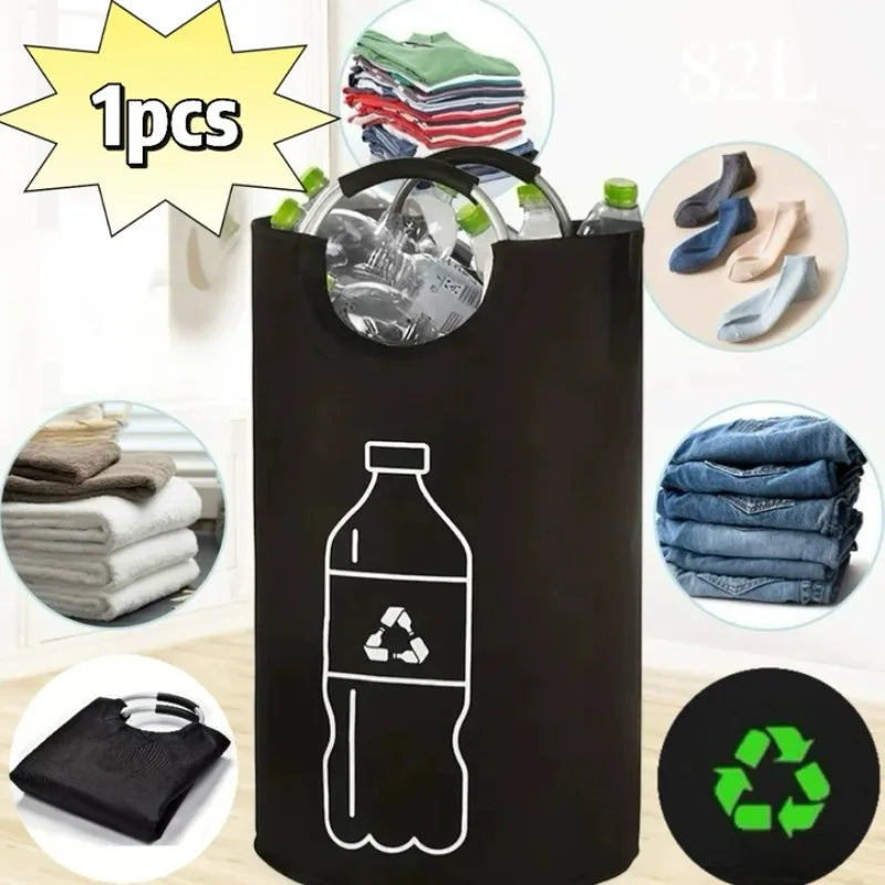 Oxford Cloth Aluminum Handle Recyclable Bottle Storage Bag