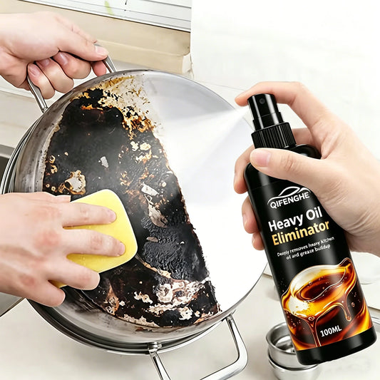 Heavy Oil Eliminator Spray Grease Cleaner Remove Black