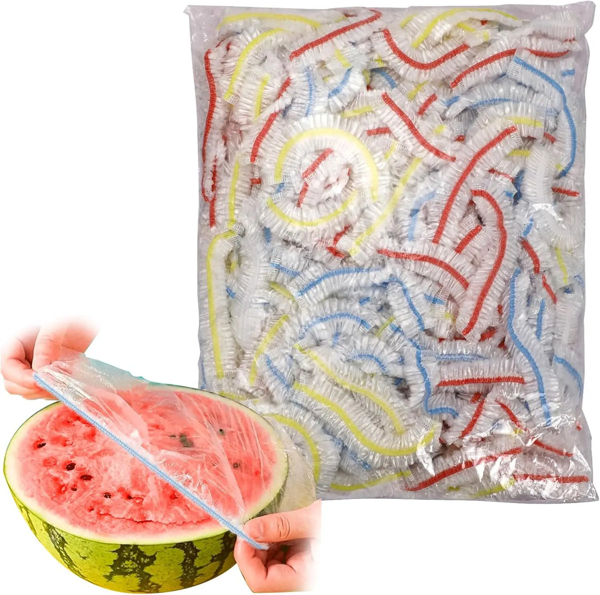 Reusable Disposable Food Cover Plastic Wrap Durable Elastic