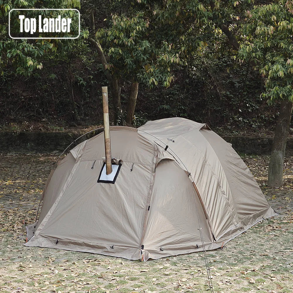 Fireproof Person Winter Tent Waterproof Tunnel Dome Tent