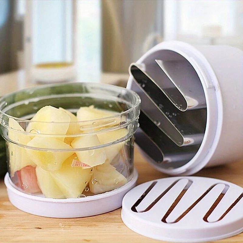 Convenient Food Chopper Effortlessly Dice Vegetables Like Onions