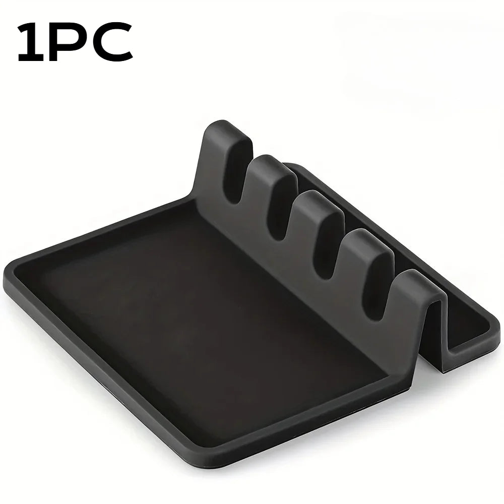 Silicone Kitchenware Rack Tableware Drying Mat Spoon Chopsticks