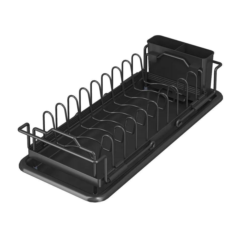 Non-Slip Expandable Dish Drying Rack Large Capacity Draining