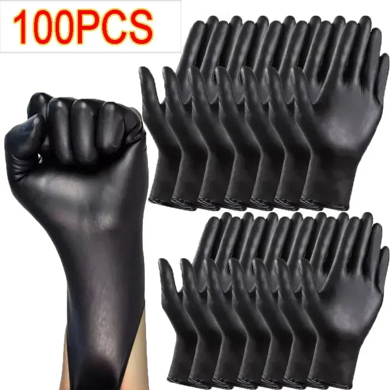 Black S/M/L/Xl Latex Gloves Pvc Gloves Disposable Nitrile