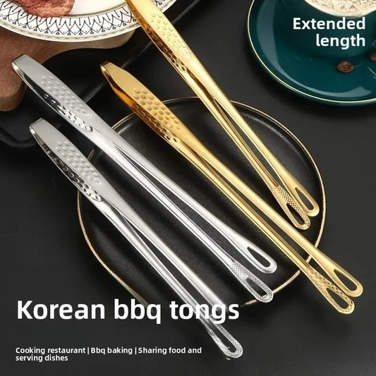Tongs Barbecue Grill Tongs Steel Cooking Tweezers Chef