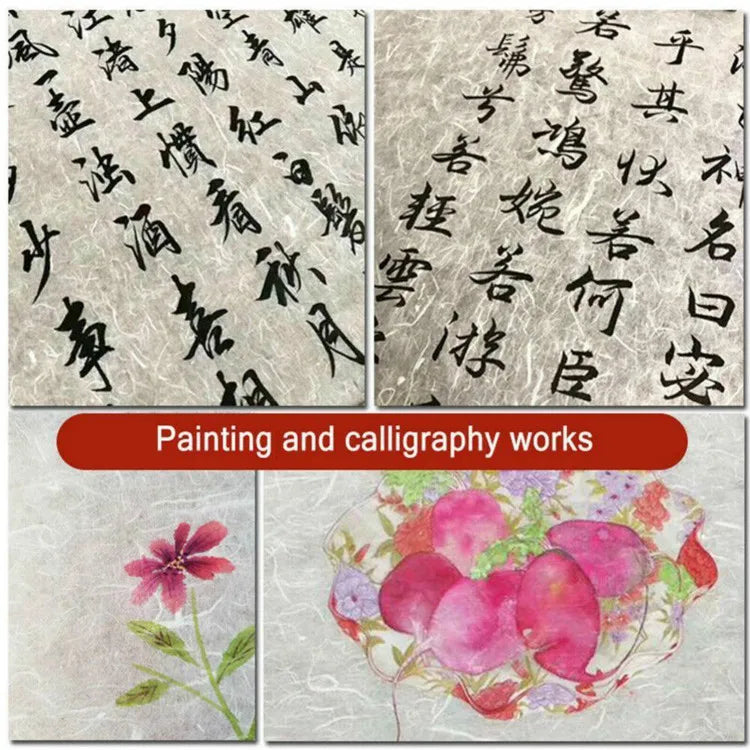 Pure Long Fiber Mulberry Paper Papel Calligrahpie Yunlong