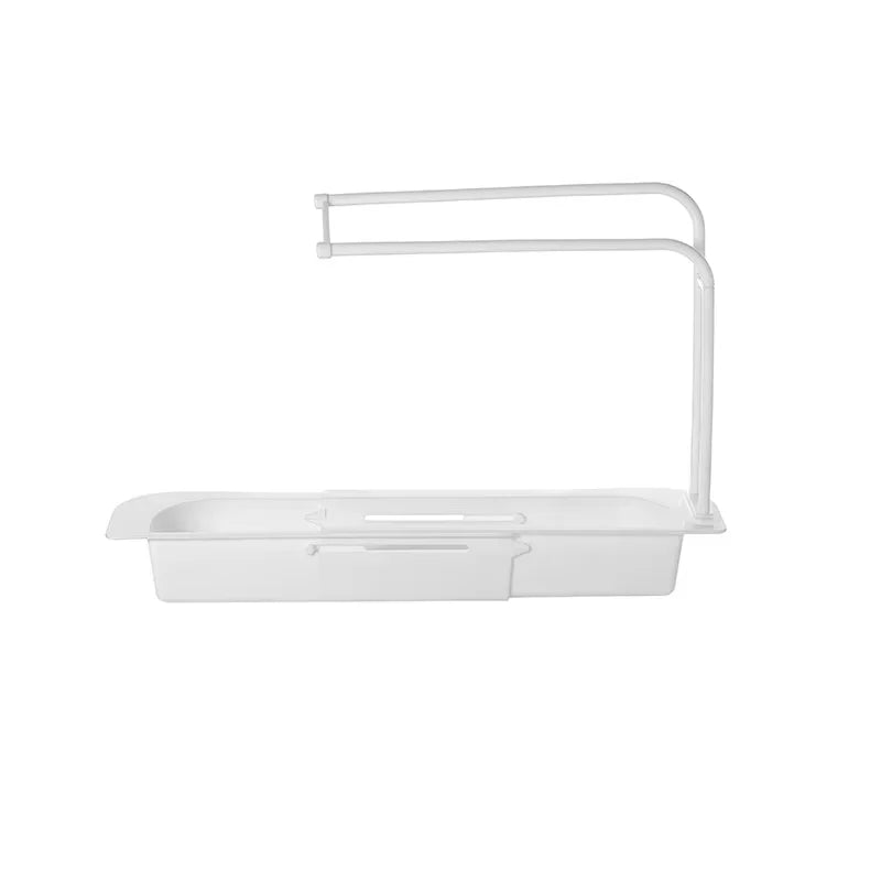 Telescopic Sink Shelf Drainer Rack Soap Sponge Holder