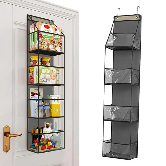 Over Door Hanging Pantry Organizer Hanging Storage Clear
