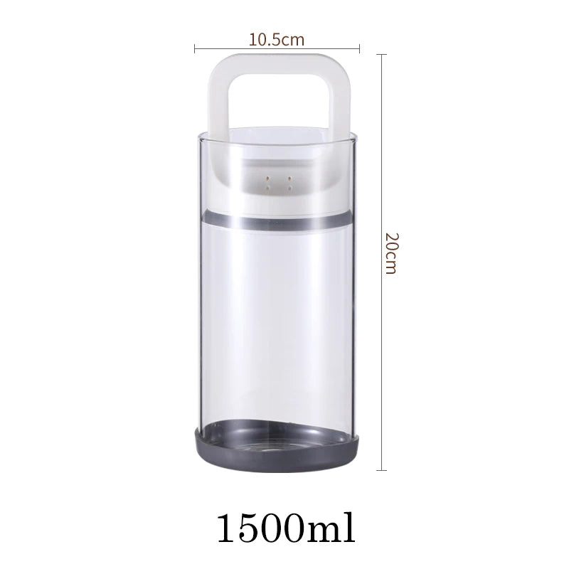 Coffee Beans Storage Vacuum Jar Food Clear Glass