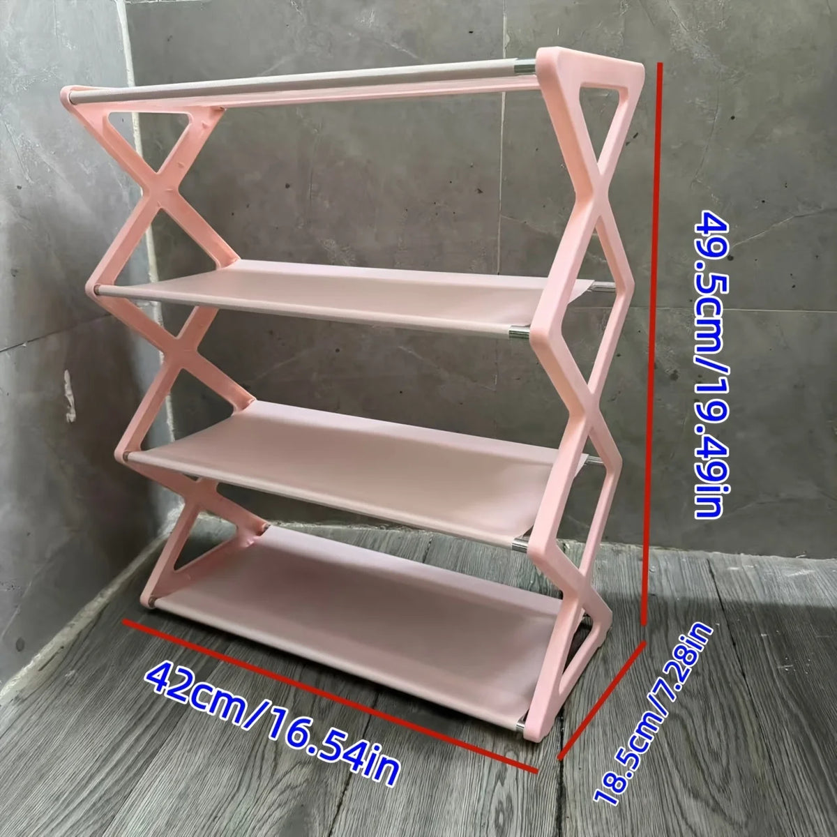 X-Shaped Simple Shoe Rack Multi-Layer Shoe Storage Rack