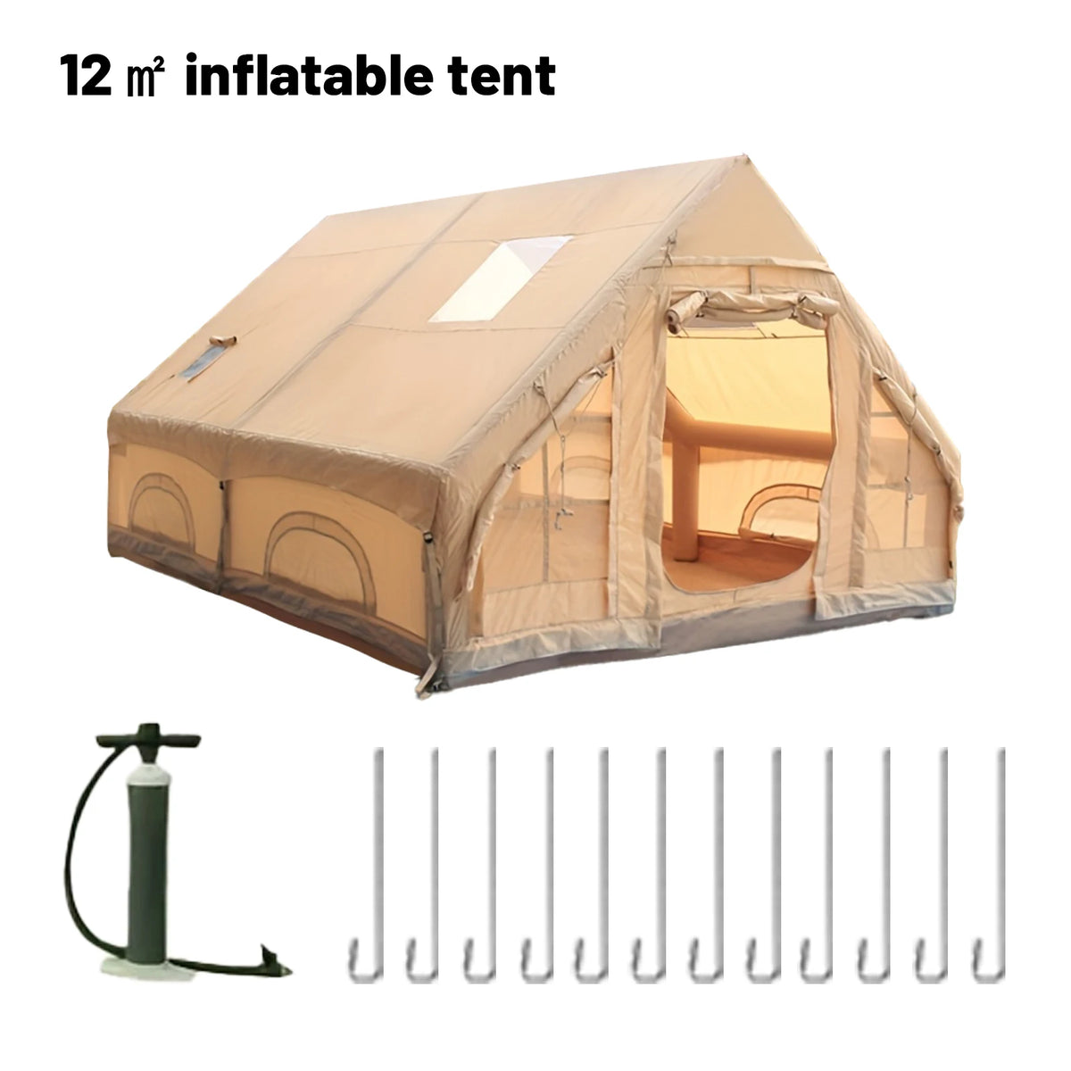 Inflatable Tents Camping Easy Setup Family Tent Glamping