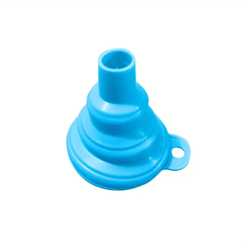 1pc/3pcs Silicone Collapsible Funnel Foldable Funnels Water