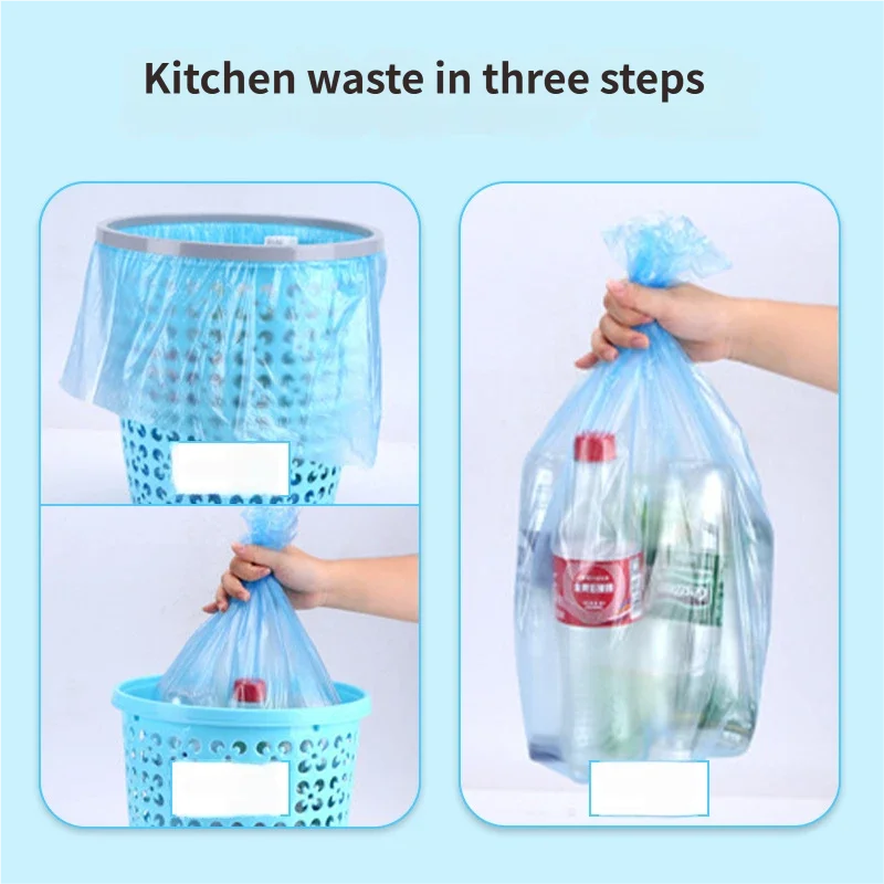 15pcs High-Capacity Degradable Garbage Bag Thickened Disposable