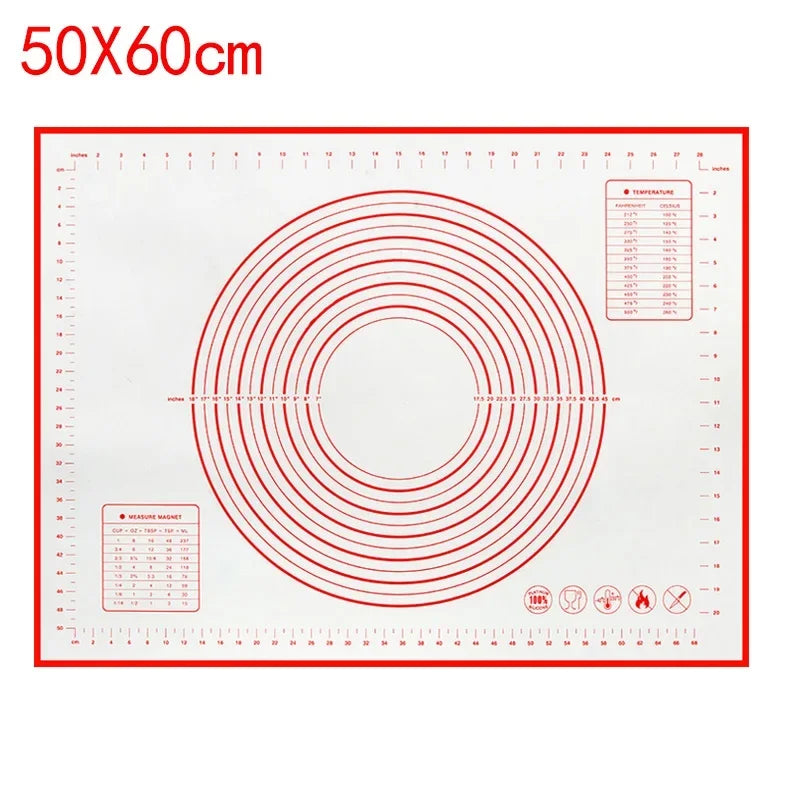 Silicone Baking Pastry Mat Non Slip Nonstick Rolling
