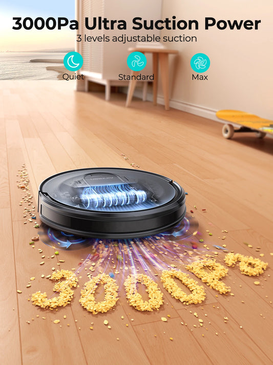 Airzeen R7 Robot Vacuum Mop 3-In-1 Cleaning 4000pa