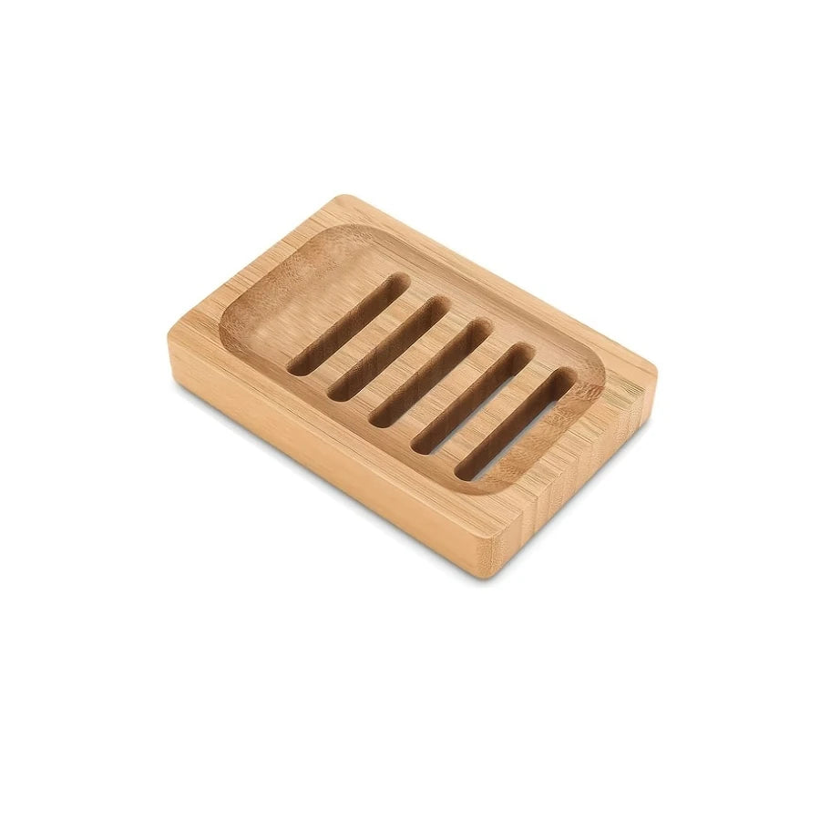 1/2pcs Bamboo Soap Holder Shower Wooden Soap Holder