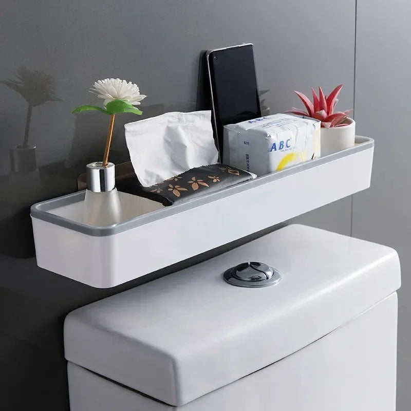 1pc Toilet Bathroom Storage Cabinet Rack Wall Hanging