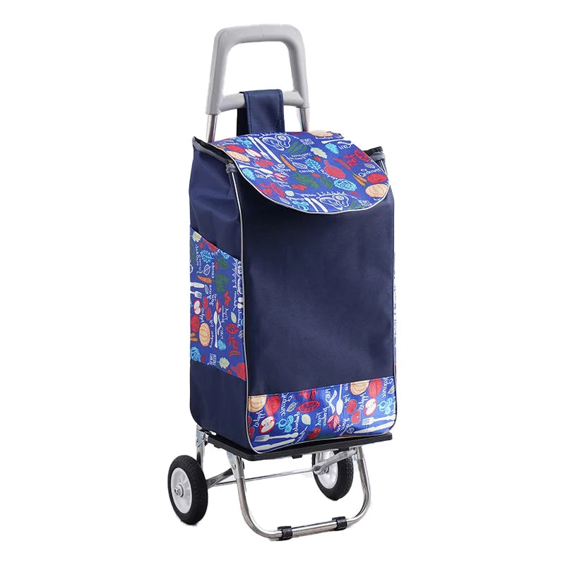 Foldable Shopping Cart Installation Grocery Stainless Steel