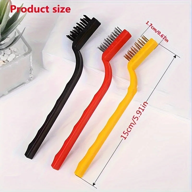 3pcs/Gas Stove Cleaning Brush Stove Range Hood Cleaning