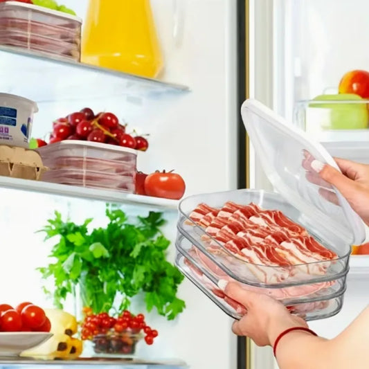 Meat Container Fridge Bacon Lunch Meat Container Refrigerator