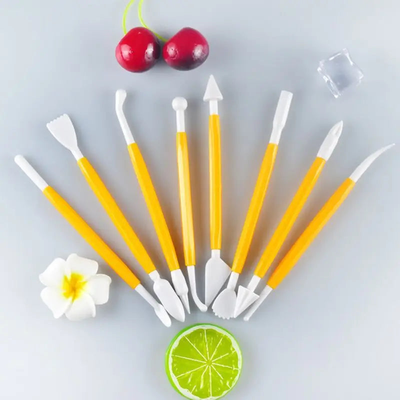 11pcs/Set Baking Cake Diy Paste Scraper Smoother Adjustable