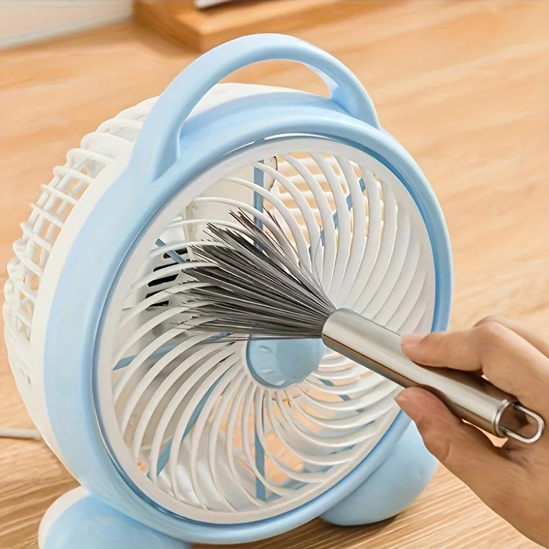 1pc Long Handle Wall Hanging Cleaning Brush Fan