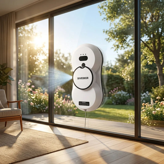 Divedeer Intelligent Cleaning Robot Automatic Water Spraying