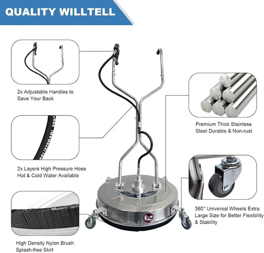 20 Inch 4600 Psi Pressure Washer Surface Cleaner