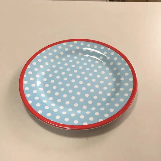 9in Imitation Porcelain Dinner Plate Serving Cake Tray