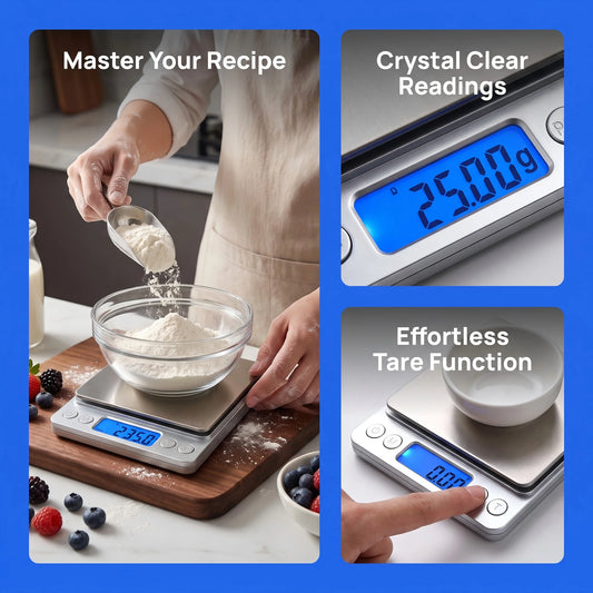 Digital Scale Stainless Steel Food Scale Lcd Display