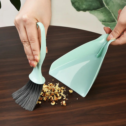 2set Drawer Desktop Cleaning Brush Mini Dustpan Broom