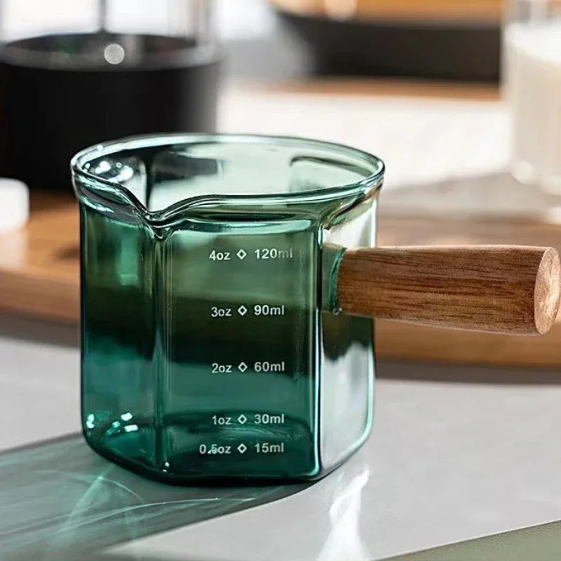 120ml Espresso Extraction Cups Glass Coffee Cup Scale