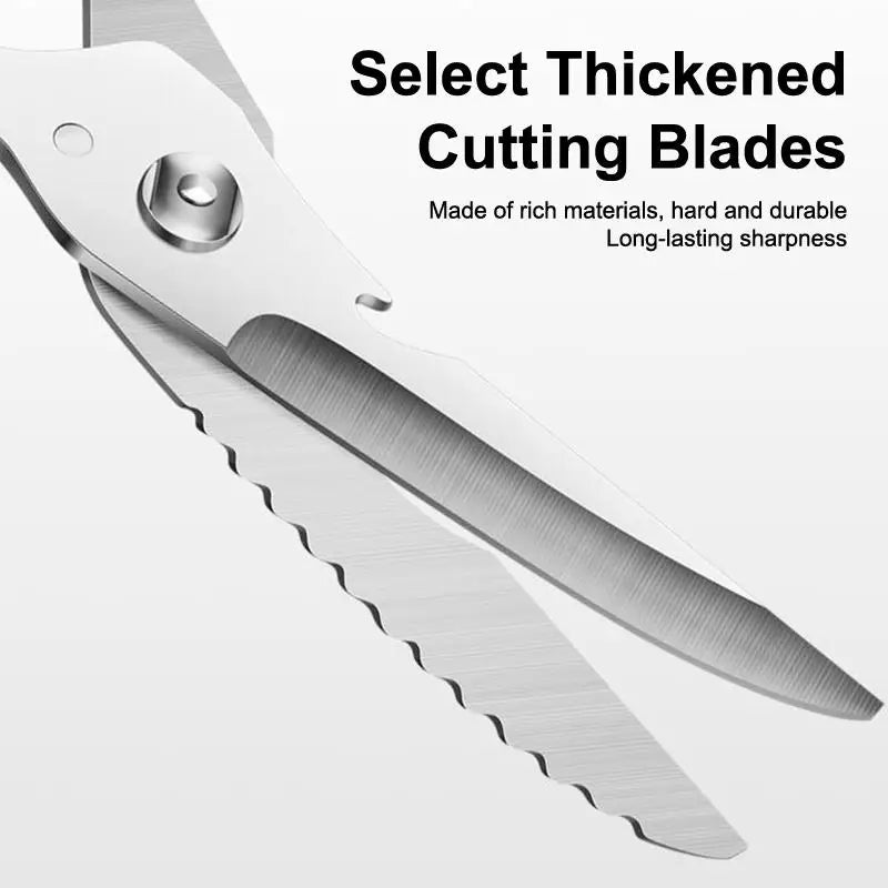 Multipurpose High Carbon Steel Chicken Scissors Ultra Sharp