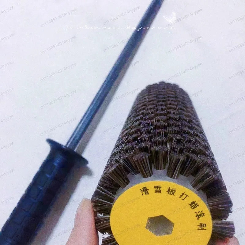 Ski Waxing Polishing Roller Brush - Nylon &