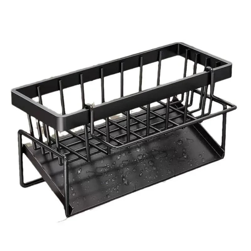 Sponge Holder Sink Plastic Auto Draining Sink Organizer