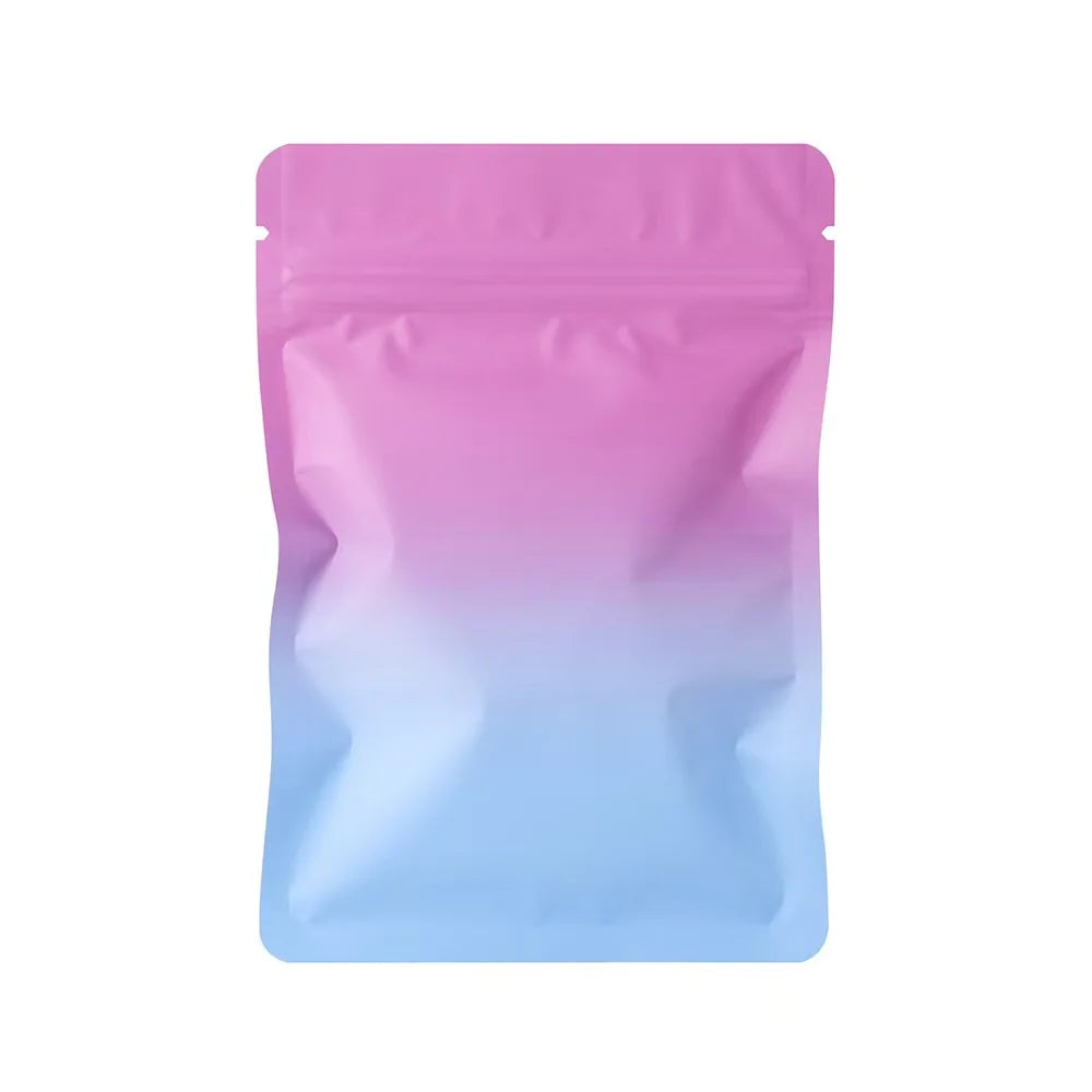 100pcs Double Sided Frosted Mylar Bags Waterproof Flat