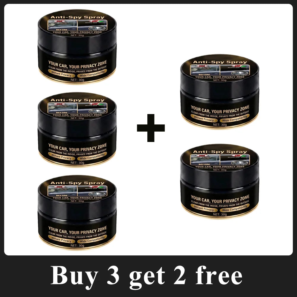 One-Way Privacy Vision Auto Glass Anti-Peep Cleaning Paste